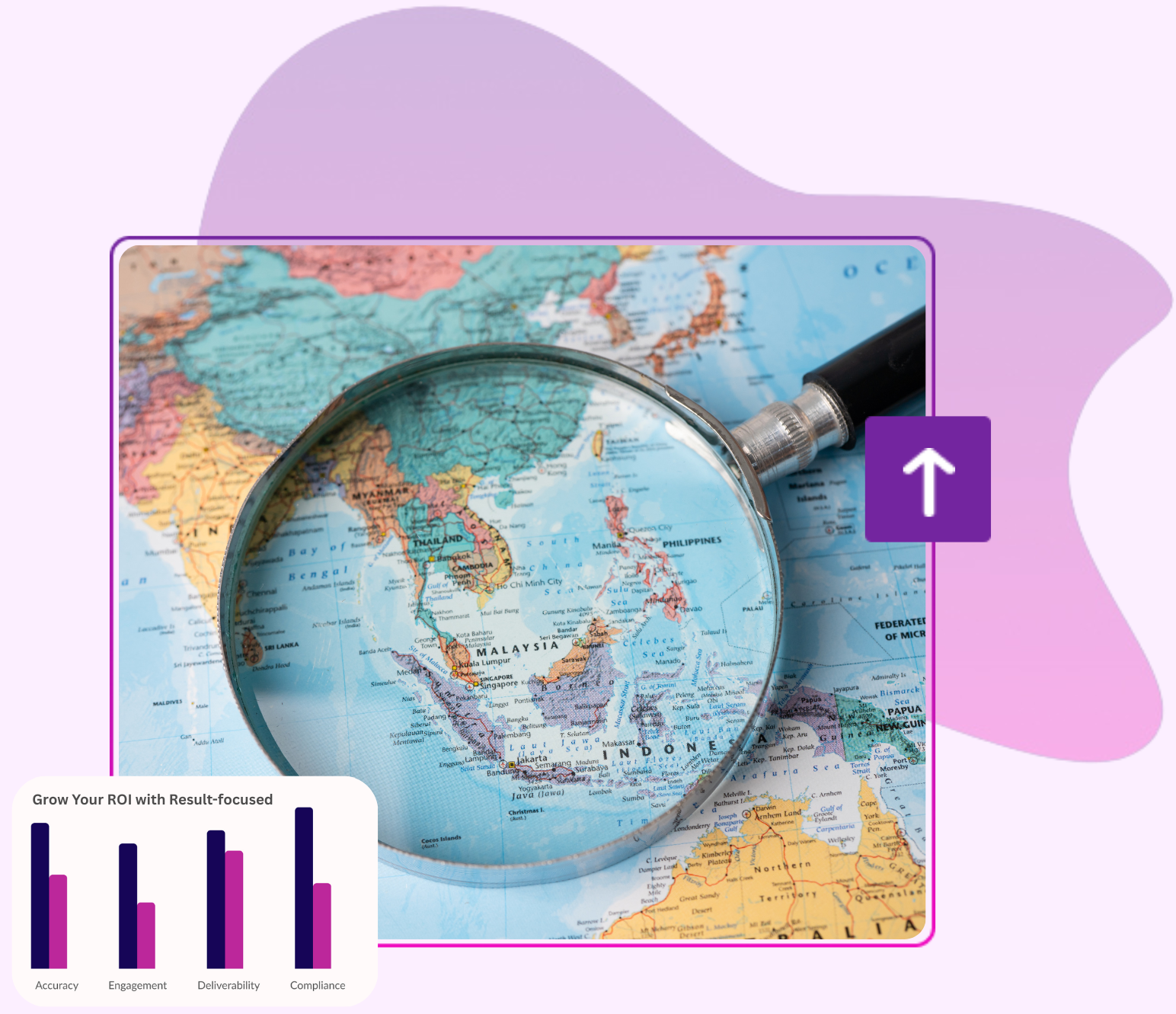 Marketing professional selecting geographic filters for custom data lists