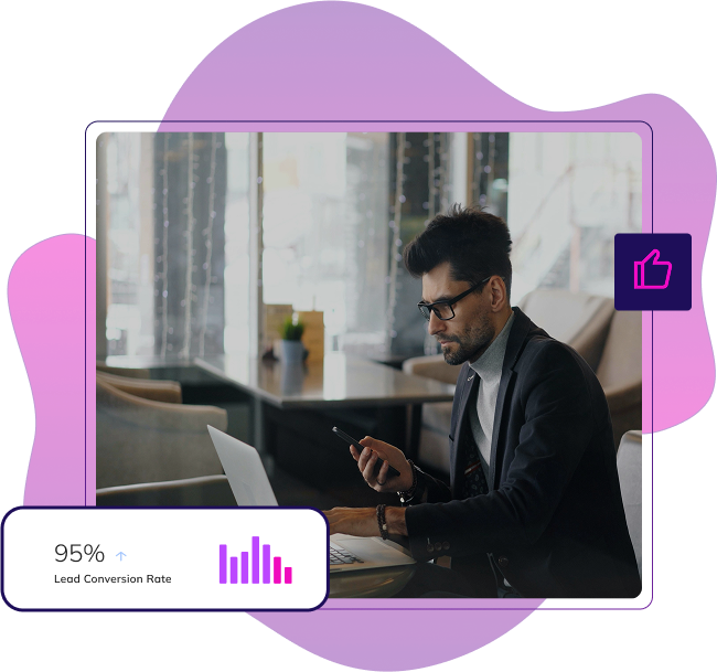 B2B marketer creating a personalized email list for targeted outreach