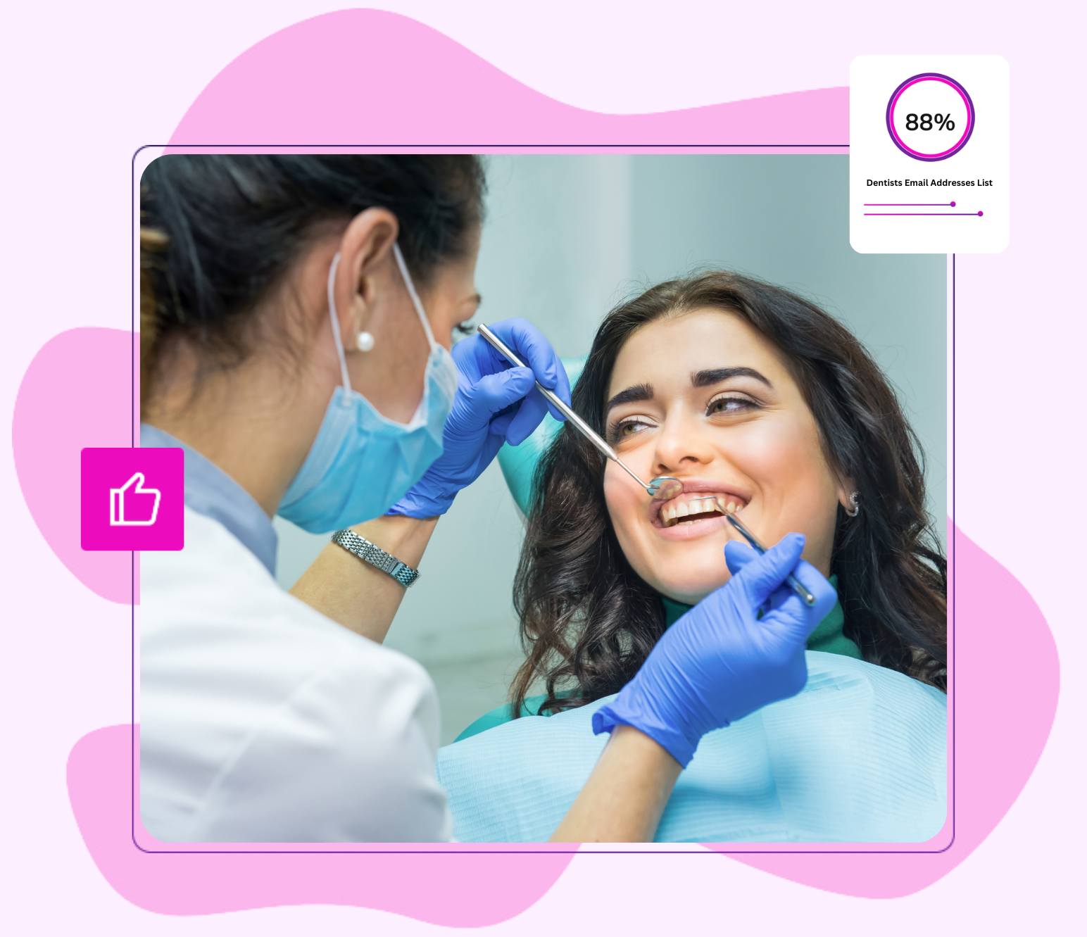 Verified email list of dental professionals, including general dentists and specialists