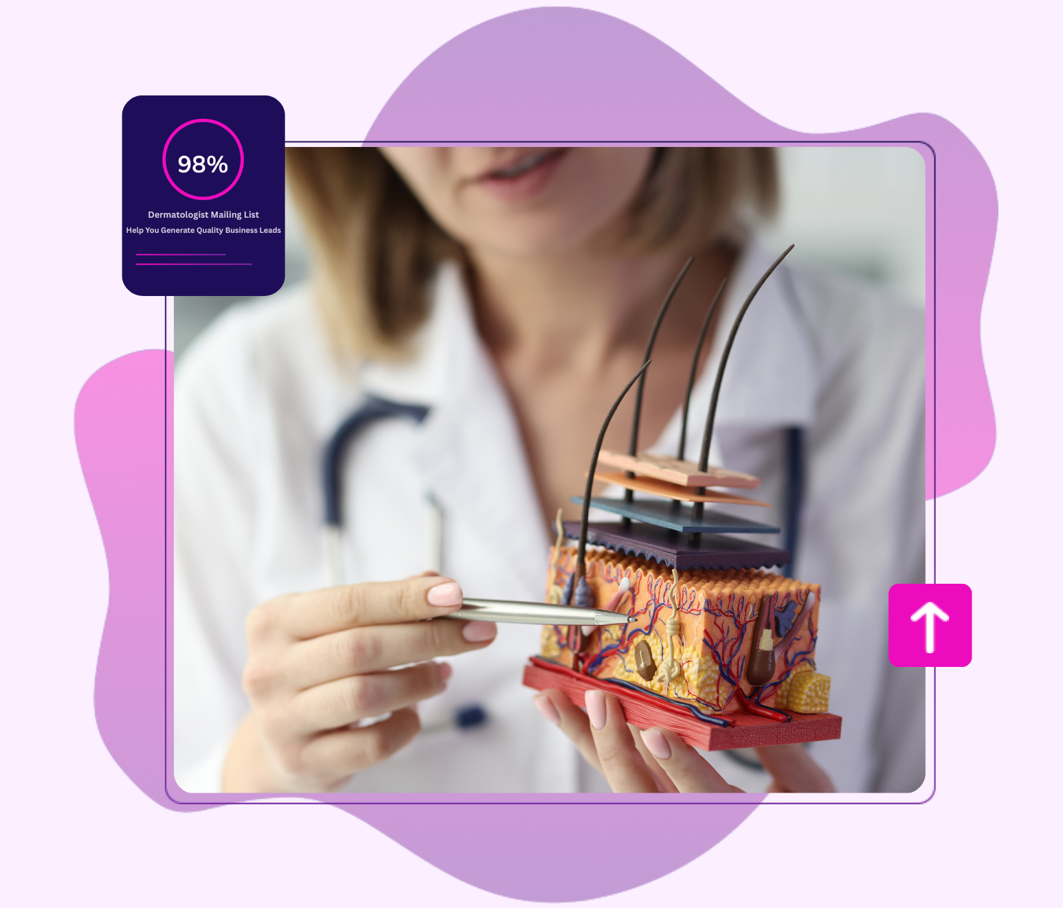 Verified email list of dermatologists specializing in skin care and treatments