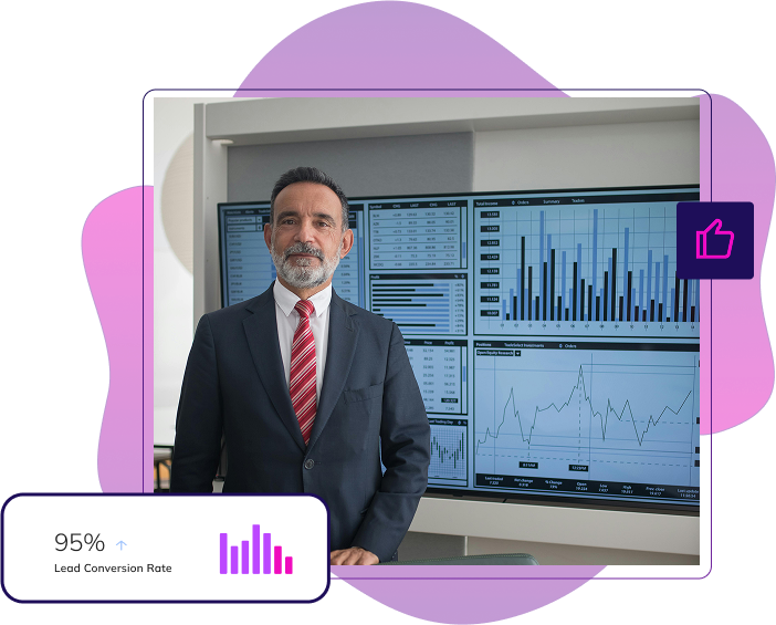 Financial analyst working on investment strategy in a modern office