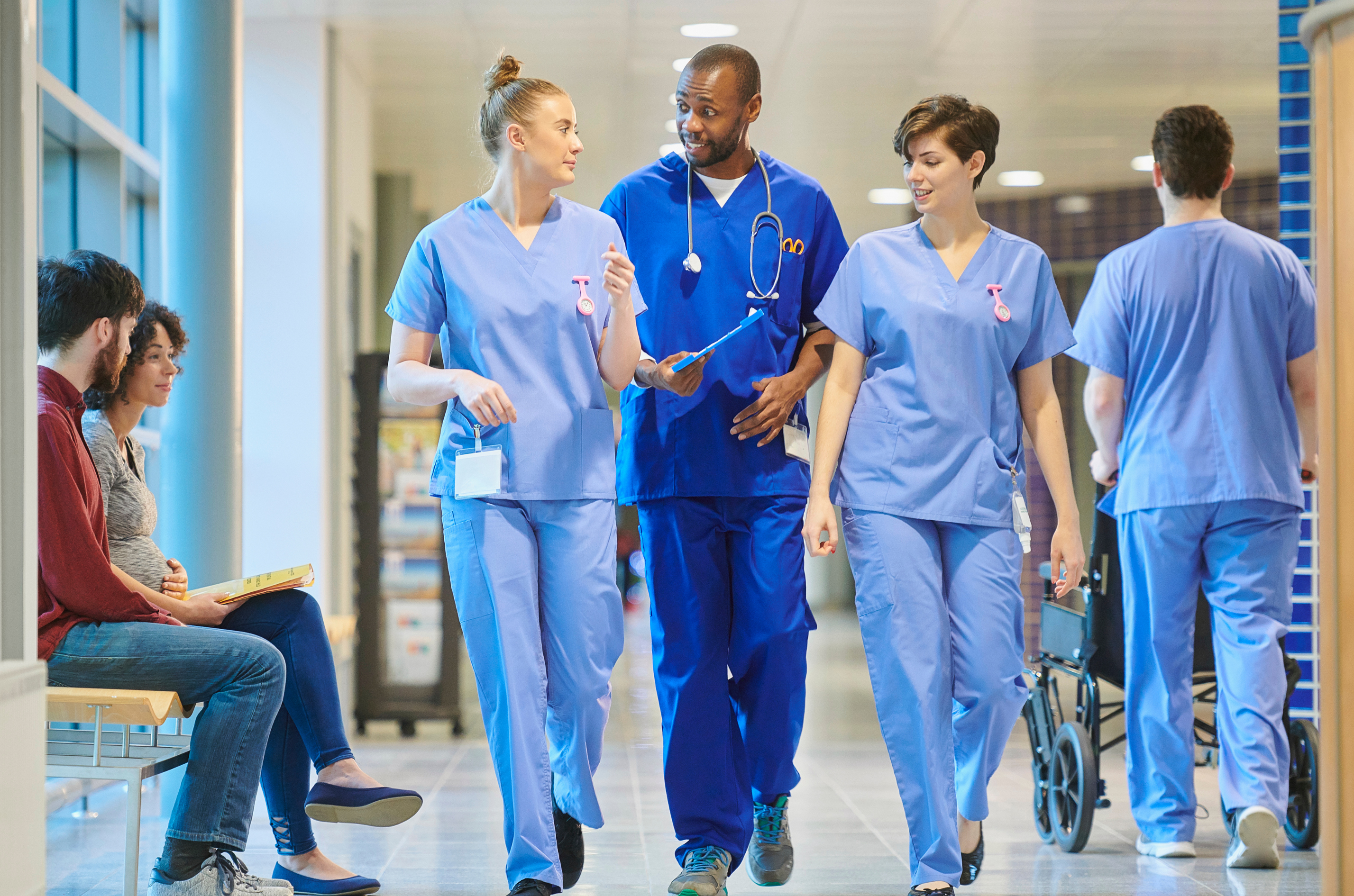 Marketing team targeting hospitals using segmented email lists