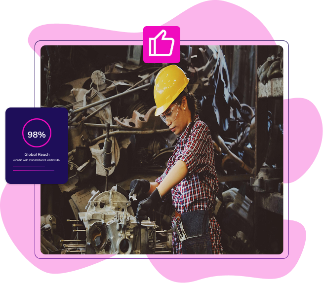 Marketing team strategizing outreach using segmented manufacturing email lists