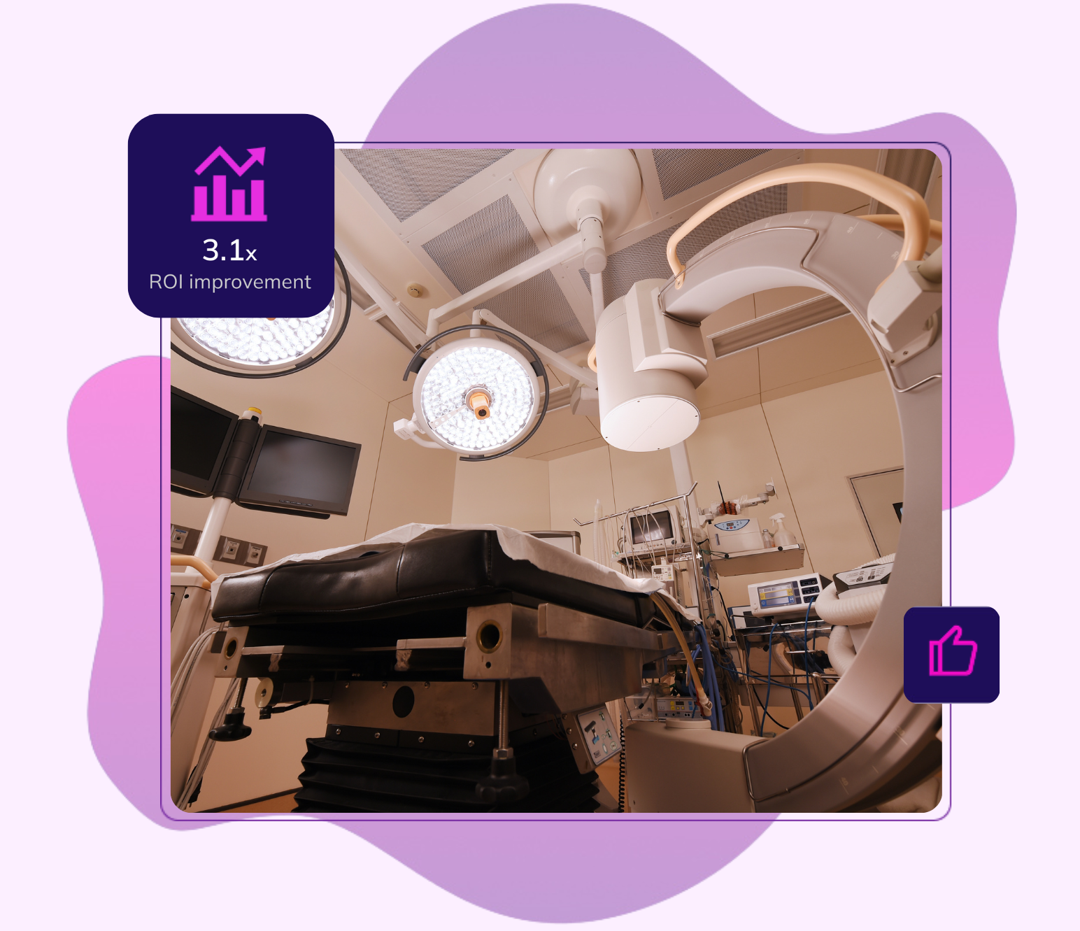 Team analyzing performance data from targeted email campaigns in the medical device sector