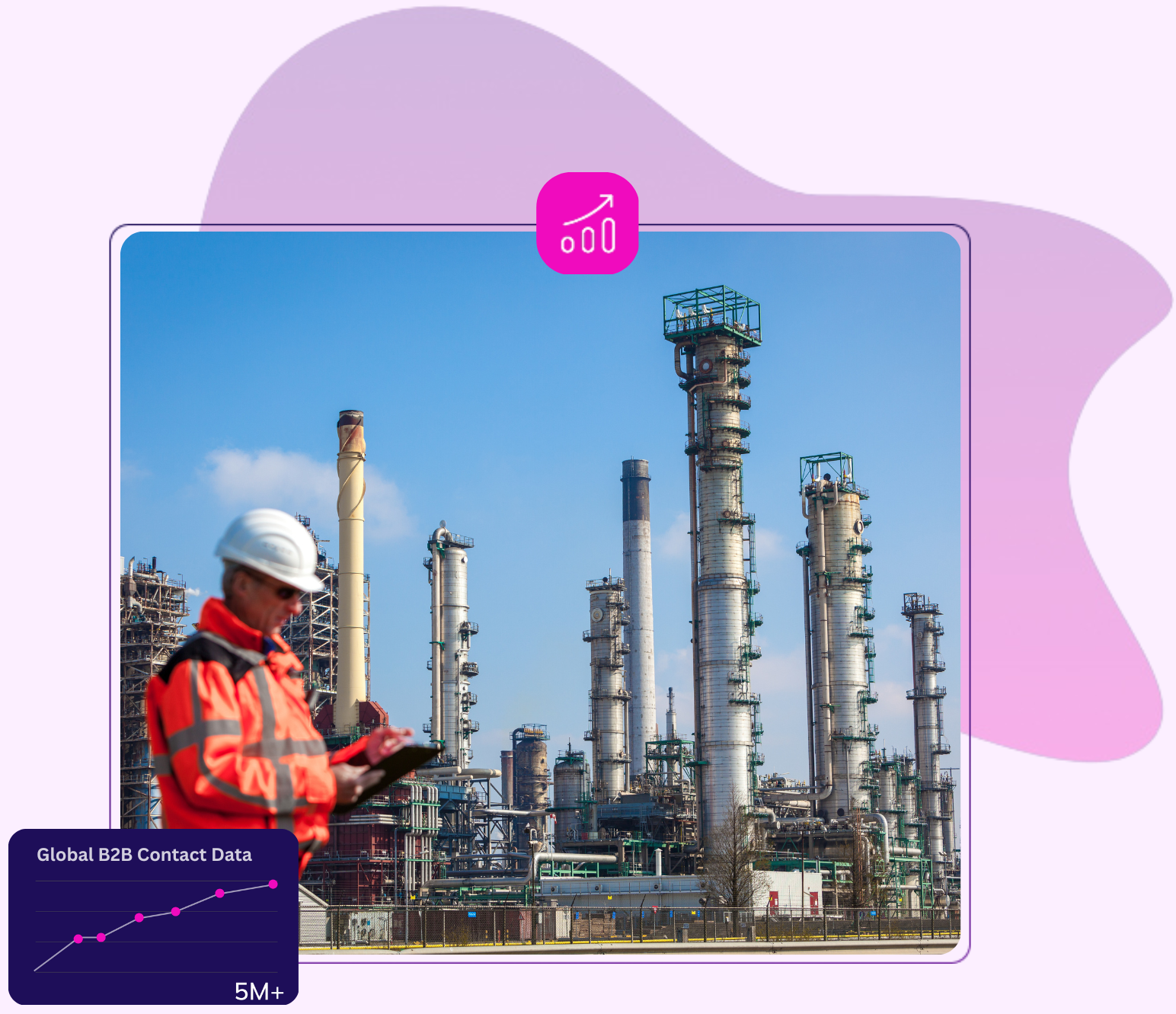 Verified email list of professionals in the petrochemical industry including engineers, plant managers, and suppliers