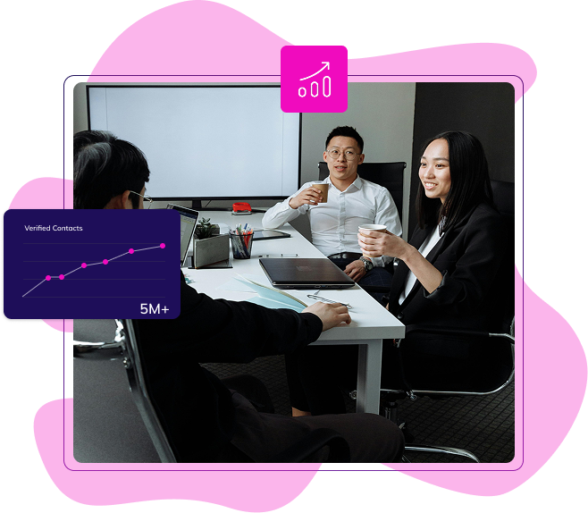 Data scientist analyzing large sets of technology-related data on a digital platform